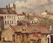 Paul Cezanne Roofs oil painting on canvas